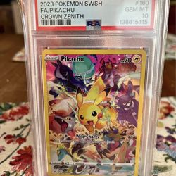 2023 Pokémon Sword & Shield Crown Zenith Pikachu #160