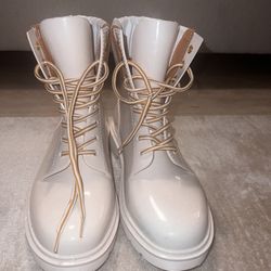 White Chloe Boots 