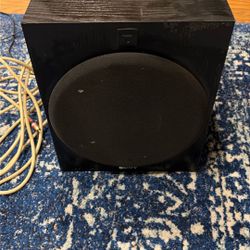 Sony Active 10" Subwoofer (100W) + Monster Subwoofer Cable