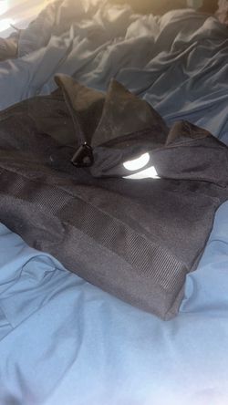 Black riddle Duffel Bag