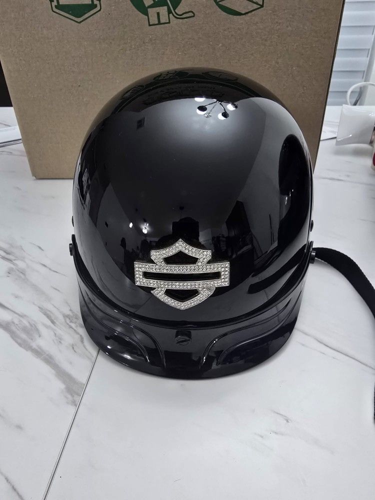 Harley Davidson Women's Bling Half Helmet