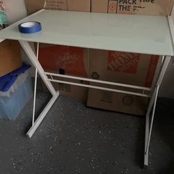 Glass Top Desk