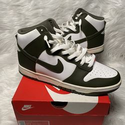 New Custom Nike Dunk High Retro Cargo Khaki Men Size 10.5 