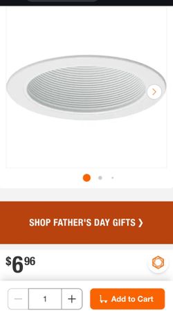 6 in. White Recessed Conical Baffle Trim
