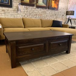 Vienna Coffee Table 4 Drawer