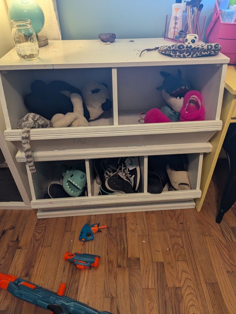 Land Of Nod Kids Toy Cubbies (2)