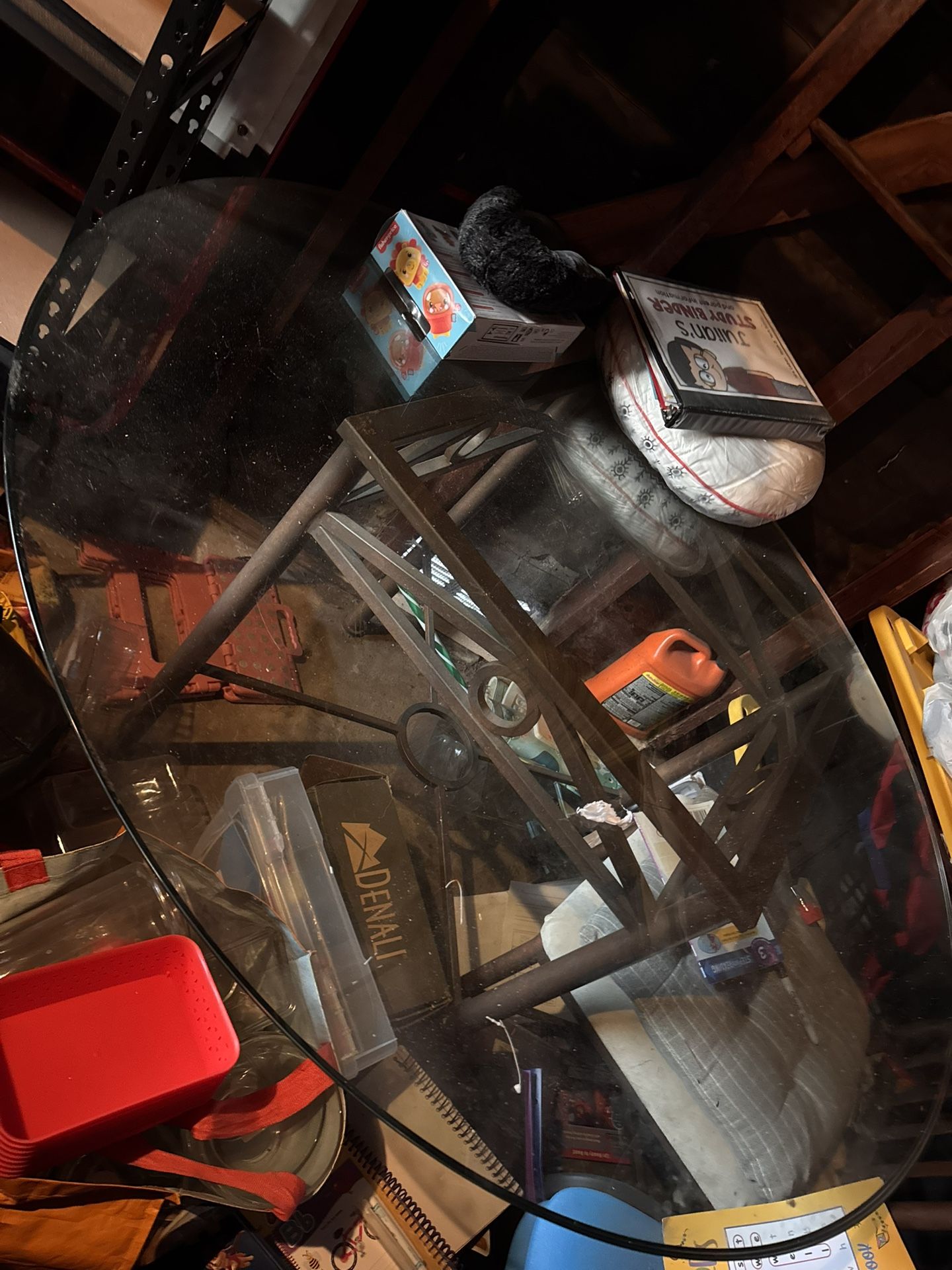 Round Glass Dinning Table