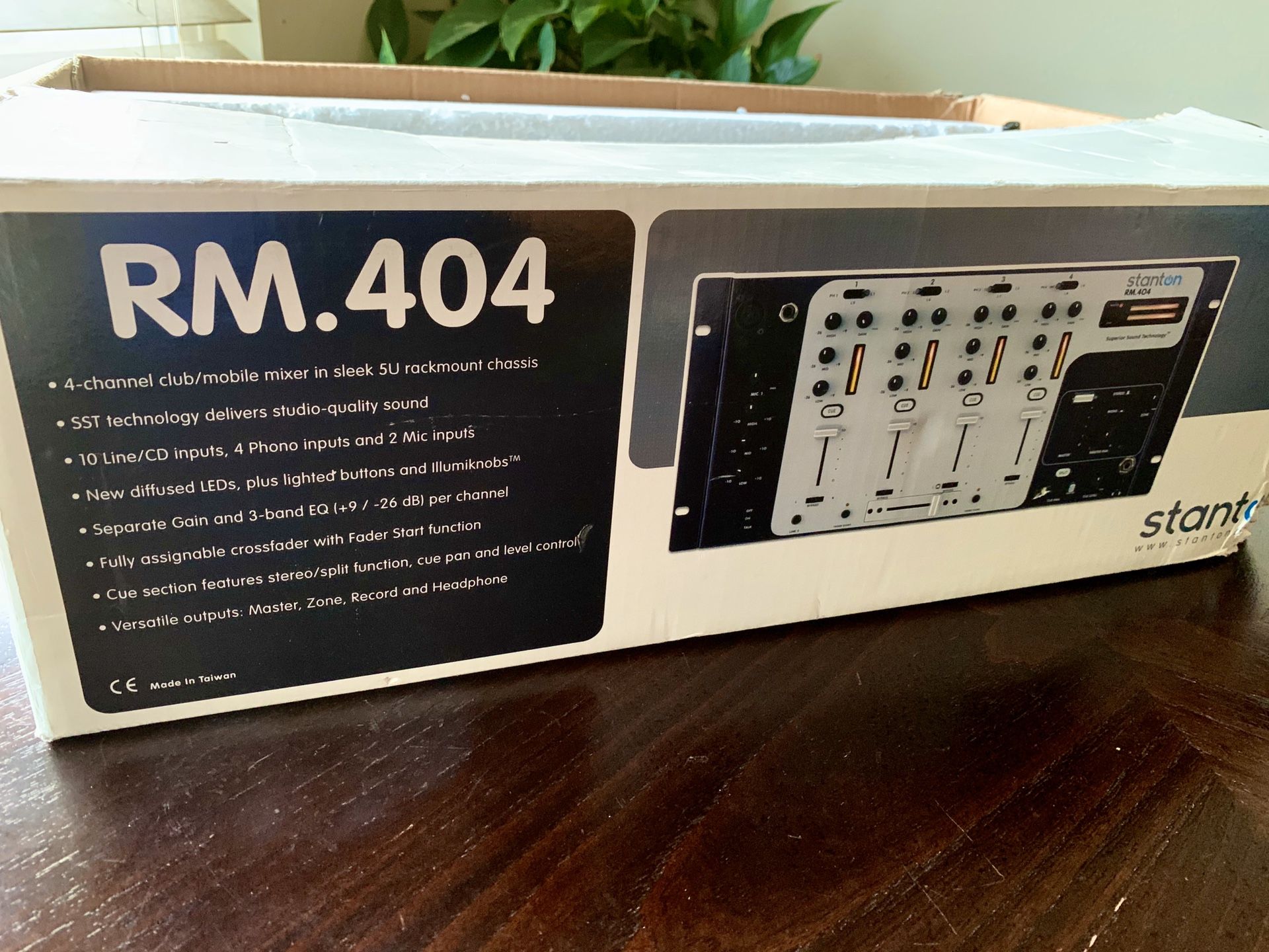 STANTON RM 404 Mixer New Dj Scratch 4 Channel Phono for Sale in