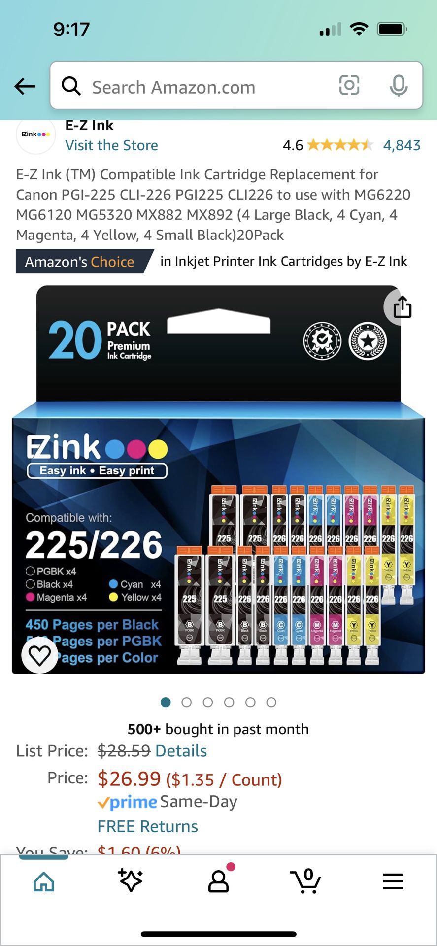 Ez Ink Compatible Ink Cartridges For canon Printers