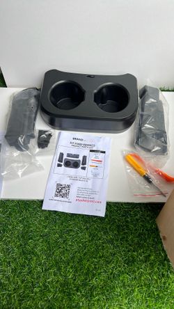 PTYYDS Soporte doble trasero compatible con Ford Bronco 2021-2024 de 2/4 puertas, extraíble para portavasos trasero, no para deporte, ABS, repuesto pa