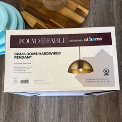 Brass Dome Light Pendant 
