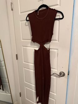 Zara brown dress