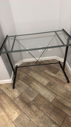 Office desk all glass