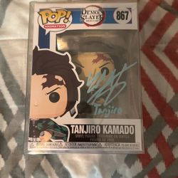 Autographed Tanjiro Funko Pop