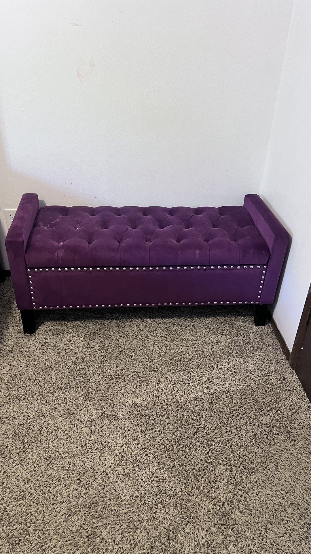 Button-Tufted Storage