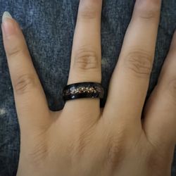 Black And Red Ring