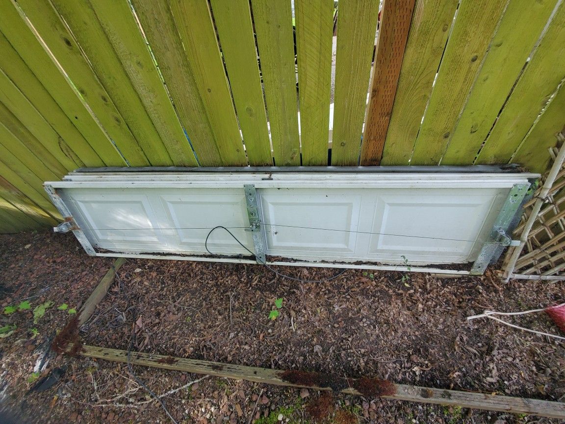 Three Garage Door Panels