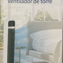 New! OmniBreeze Tower Fan with Internal Oscillation and Wi-Fi, Akexa, Google Home