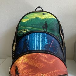 Star Wars Loungefly Disney 100 The Force Awakens Mini Backpack