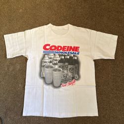 Codeine Wholesale Graphic T-Shirt White