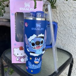Stitch 40 oz Tumbler NEW with straw