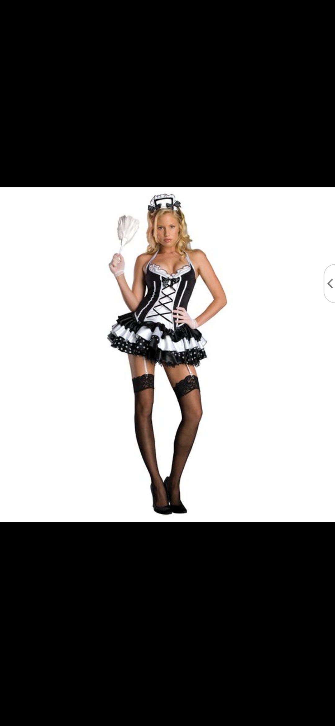 Sexy French maid halloween costume