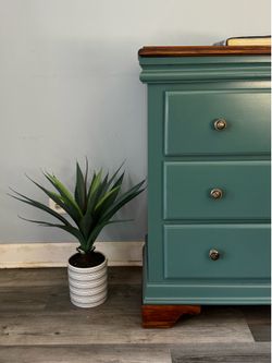 Refinished Wood Dresser