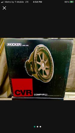 Two 12 inch Kicker CVR Subwoofers