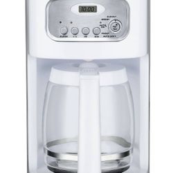 Cuisinart 12 cup coffee maker - white