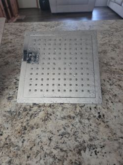 2 Square Rain Shower Head Chrome