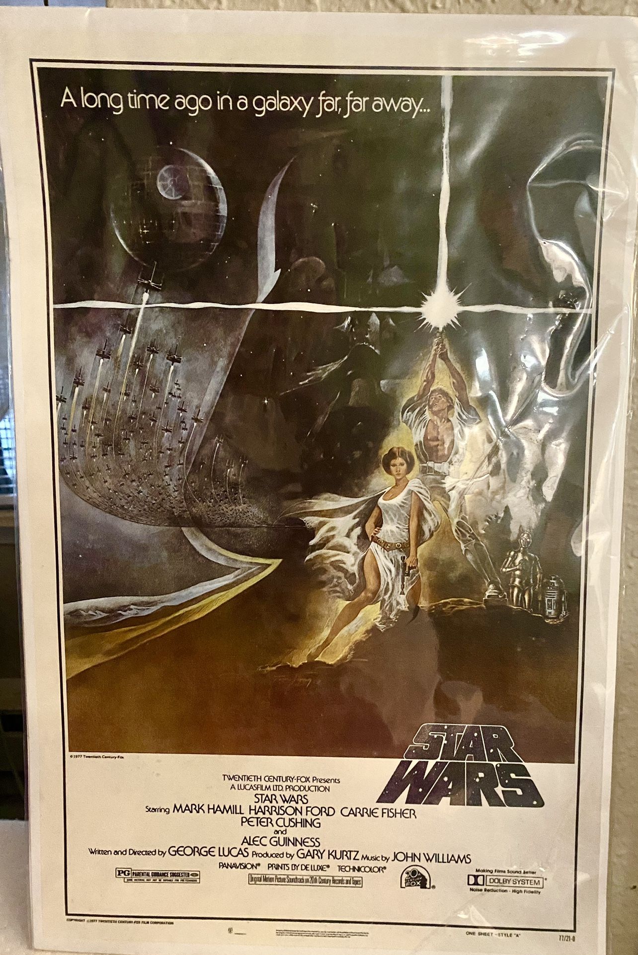 Collectible Star Wars 1977 Twentieth Century Fox Corporation Promo Print