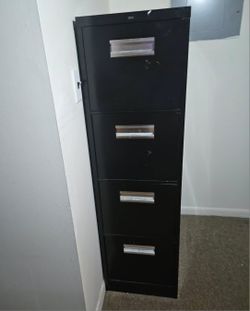 HON metal filing cabinet - $125