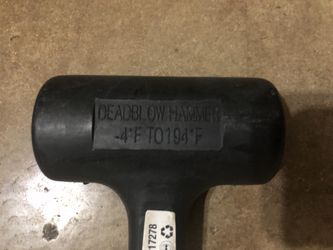 Blue Hawk Smooth Face Rubber Head Rubber Dead Blow Hammer Blue Hawk Smooth Face Rubber Head Rubber Dead Blow Hammer