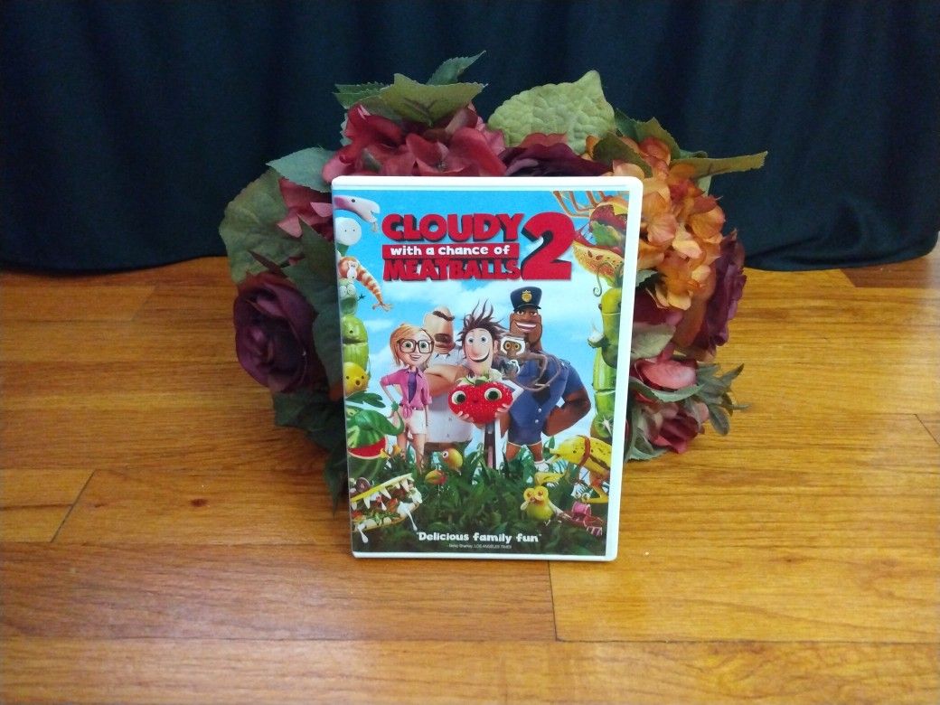 3/$10 🌟 Cloudy With A Chance of Meatballs 2 DVD