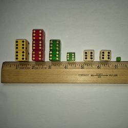 Lot Of 11 Vintage Dice