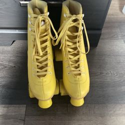 Size 9 Yellow Skates