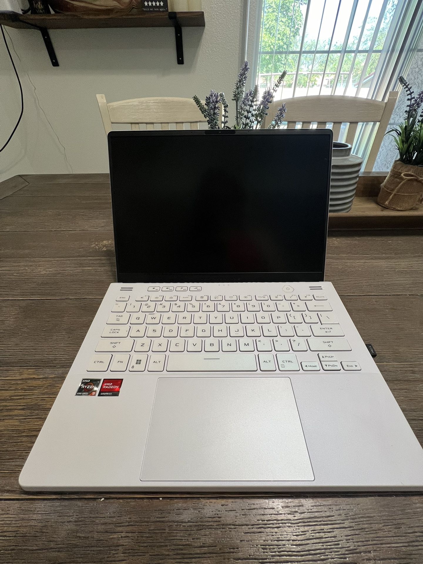 ASUS - ROG Zephyrus 14" WQXGA 120Hz Gaming Laptop - AMD Ryzen 9- 16GB DDR5 Memory - AMD Radeon RX 6700S - 1TB PCle 4.0 SSD - White Model: GA402R