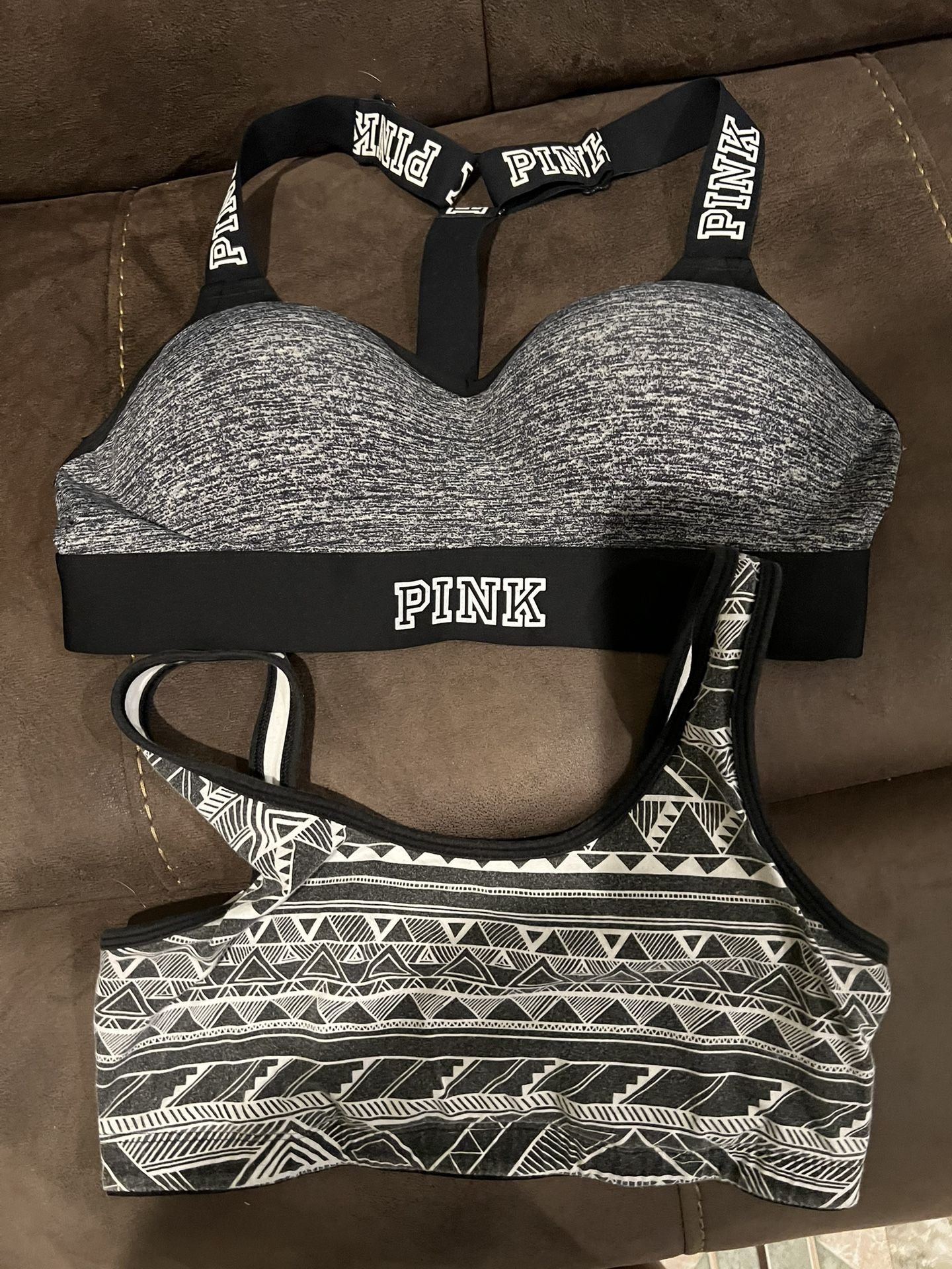 Pink Sport Bra 2 Ct