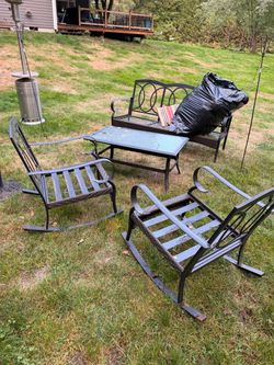 Outdoor patio set