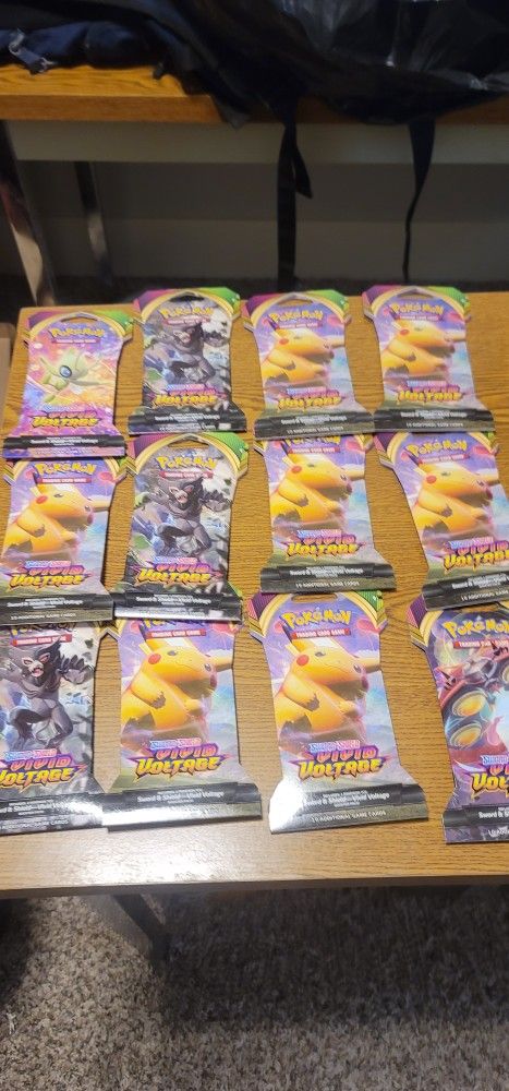 Pokemon Booster Packs Sealed Cards 