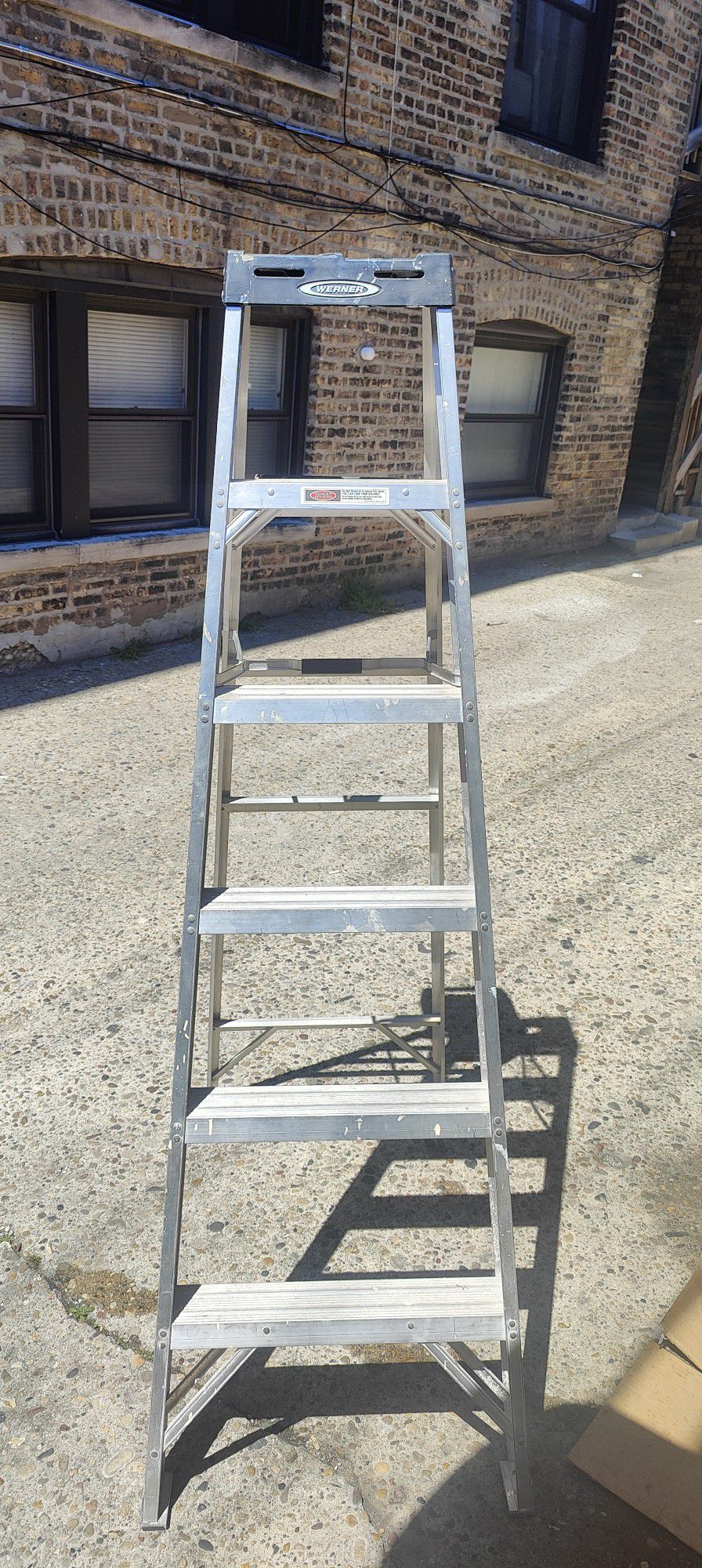 6' aluminum Werner step ladder 