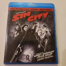 $5 BLU RAY , SIN CITY  BLU RAY  ONLY NO DIGITAL OR DVD $5 OR TRADE FOR A MOVIE TITLE I DO NOT ALREADY OWN.