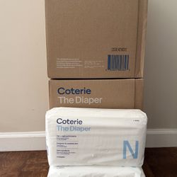 Coterie Newborn Diapers - New Unopened