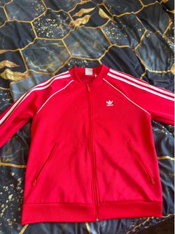 Adidas red jacket