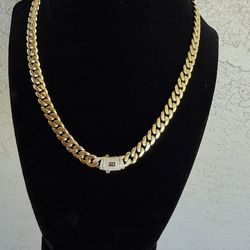 18 inch 14kt gold plated 8mm