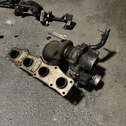 🔥 2012-2015 BMW 328i F30 2.0L N26 Turbocharger Assembly w/ Exhaust Manifold OEM