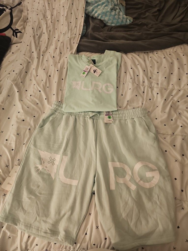 Lrg Mint Green Short & Tee Fitt 2xl