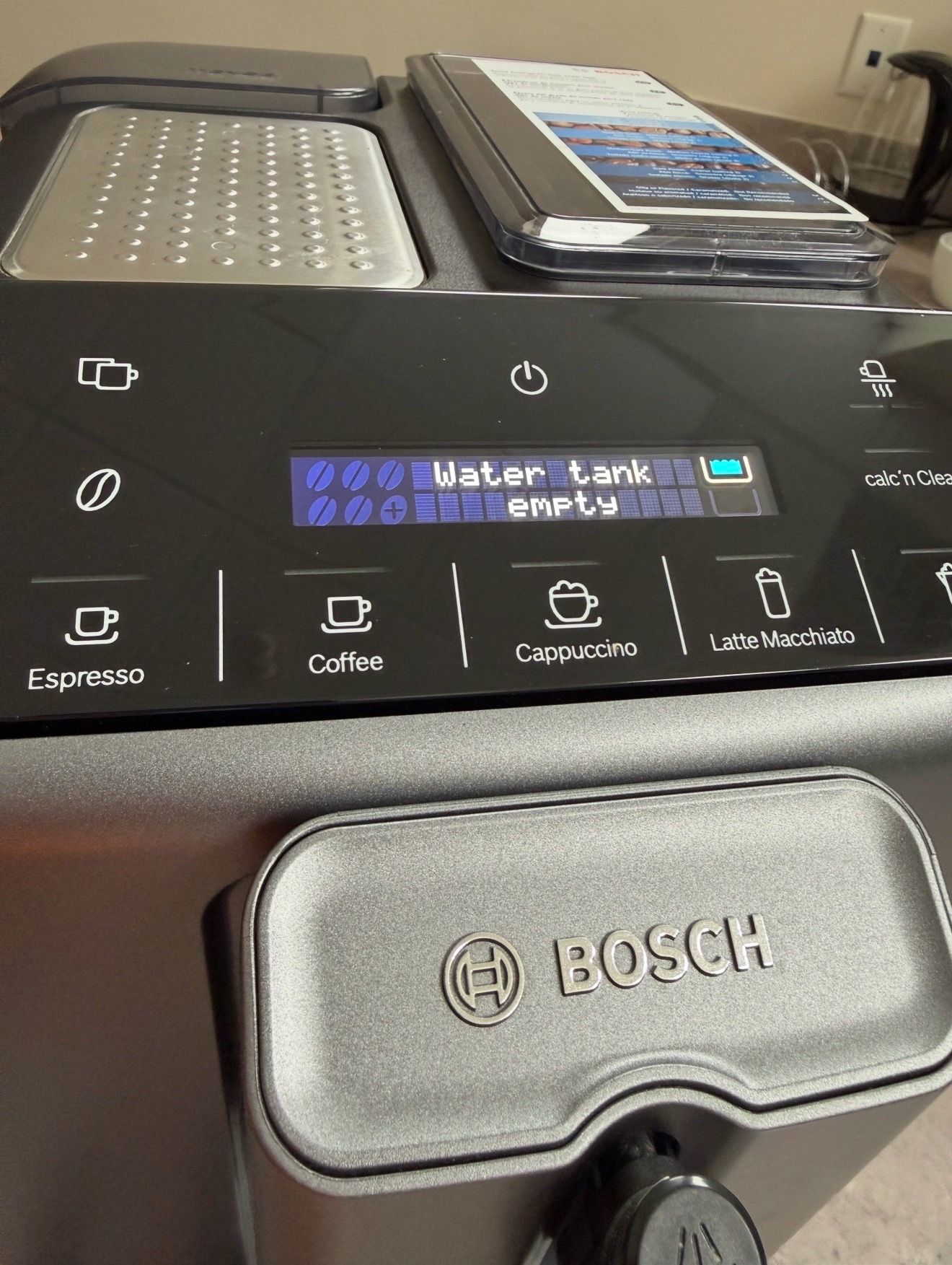 Bosch 300 Series Fully Automatic Espresso&Coffee Machine One Touch w Frother