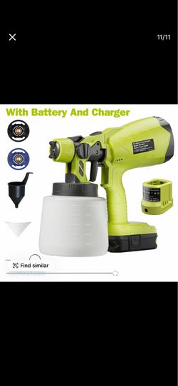 Outdoorfun Cordless Paint Sprayer 30000RPM High Speed for Ryobi 20V MAX Battery