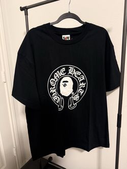 BAPE x Chrome Hearts Collab Graphic T-Shirt
